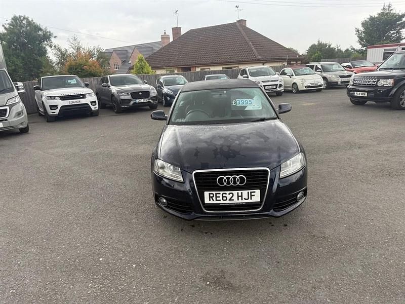 Used Audi A3 Cabriolet S-Line 160 HP (117 kW) 2012 Blue Cabriolet