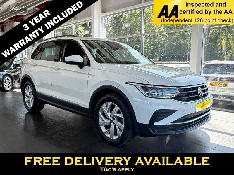 White Used 2021 VW Tiguan Life SUV | £16,100 (Fair price) - Image 1/2
