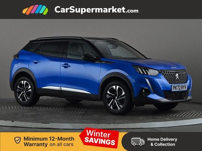 Blue Used 2022 Peugeot 2008 GTi SUV | £14,497 (Fair price) - Image 1/3