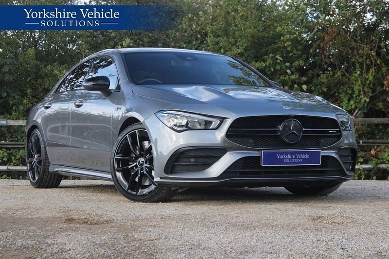 Grey Used 2022 Mercedes CLA35 AMG Premium Coupe | £28,989 - Image 1/4