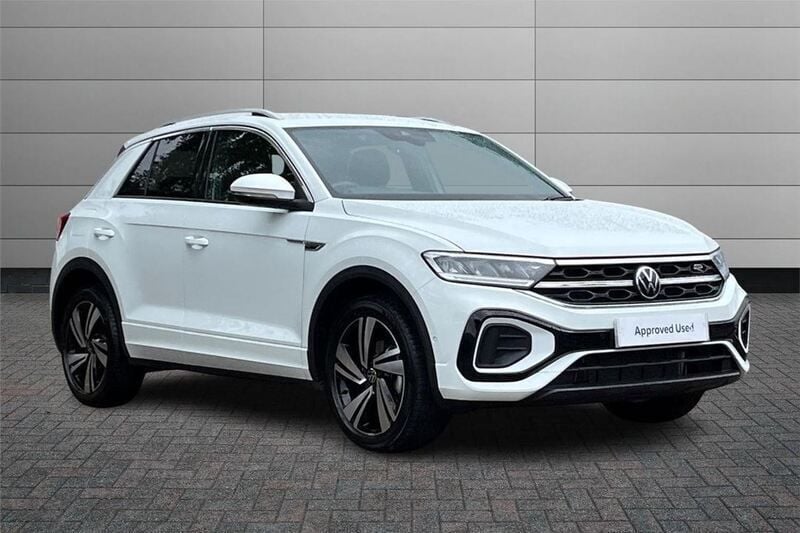 White Used 2024 VW T-Roc R-line SUV | £28,490 (Fair price) - Image 1/4
