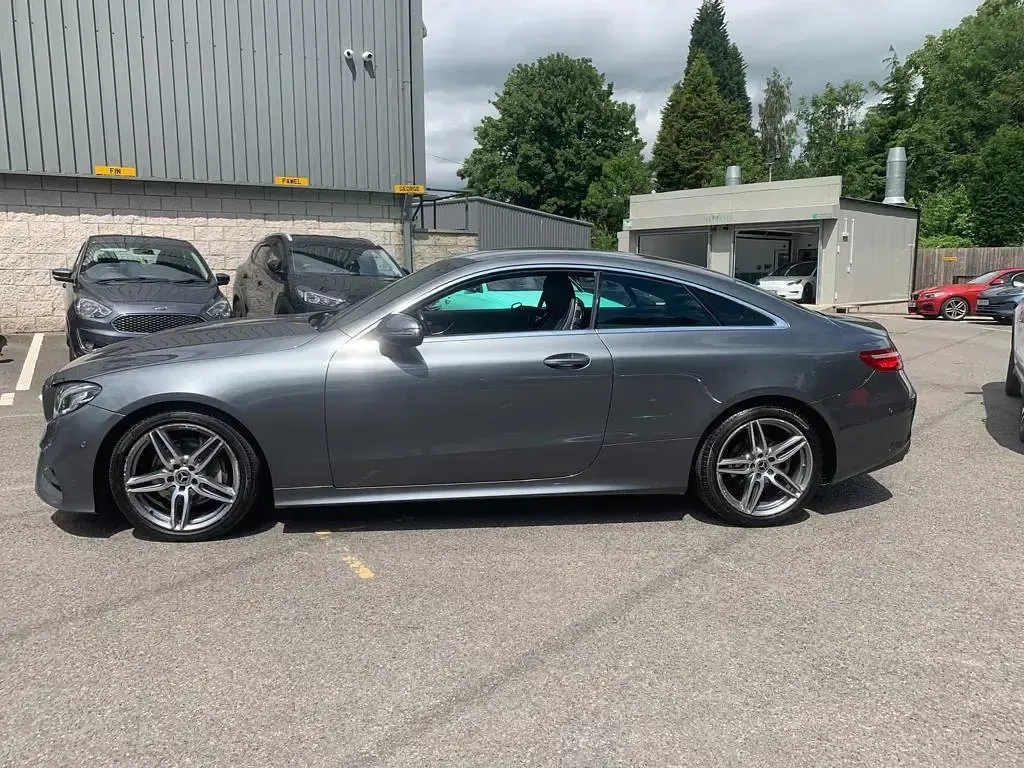 Used Mercedes E220 AMG line 2018 Grey Coupe