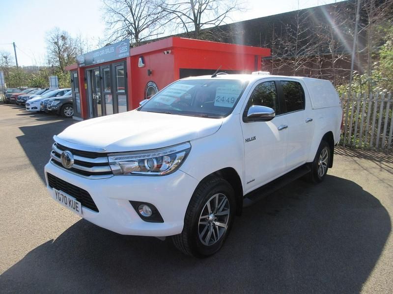 Używany Toyota HiLux 150 KM (110 kW) 2020 Biały Pickup