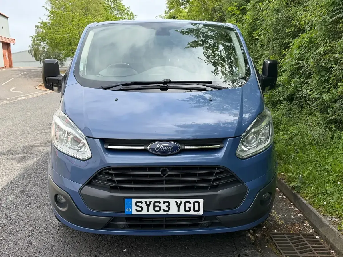 Used Ford Transit Custom Trend 125 HP (91 kW) 2014 Blue Van