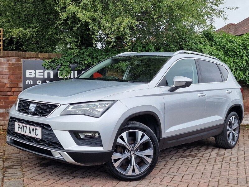 Silver Used 2017 Seat Ateca Ecomotive SUV | £9,790 (Fair price) - Image 1/4