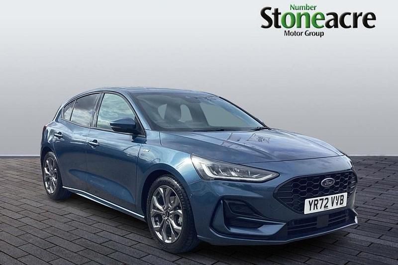 Blue Used 2022 Ford Focus ST-Line Hatchback | £13,550 (Fair price) - Image 1/1
