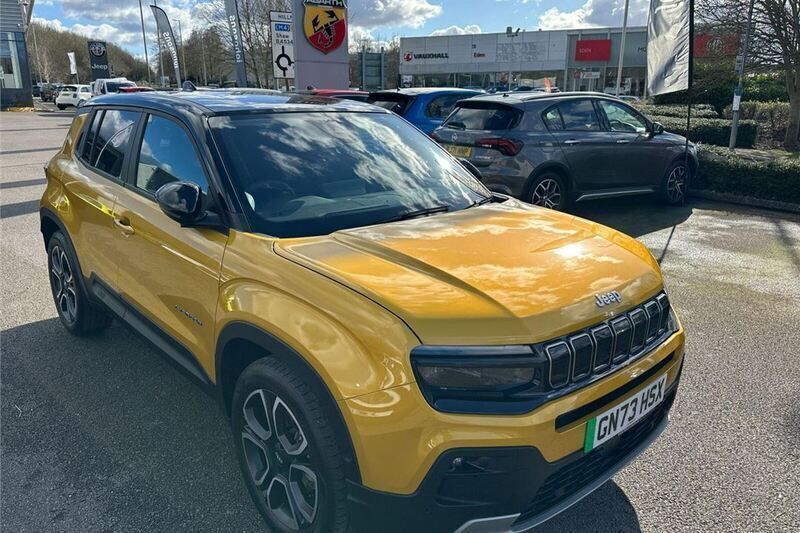 Yellow Used 2023 Jeep Avenger EV SUV | £16,927 (Fair price) - Image 1/4