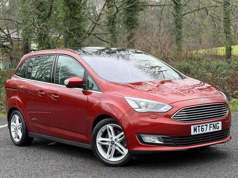 Used Ford Grand C-Max Titanium X 125 HP (91 kW) 2018 Red MPV