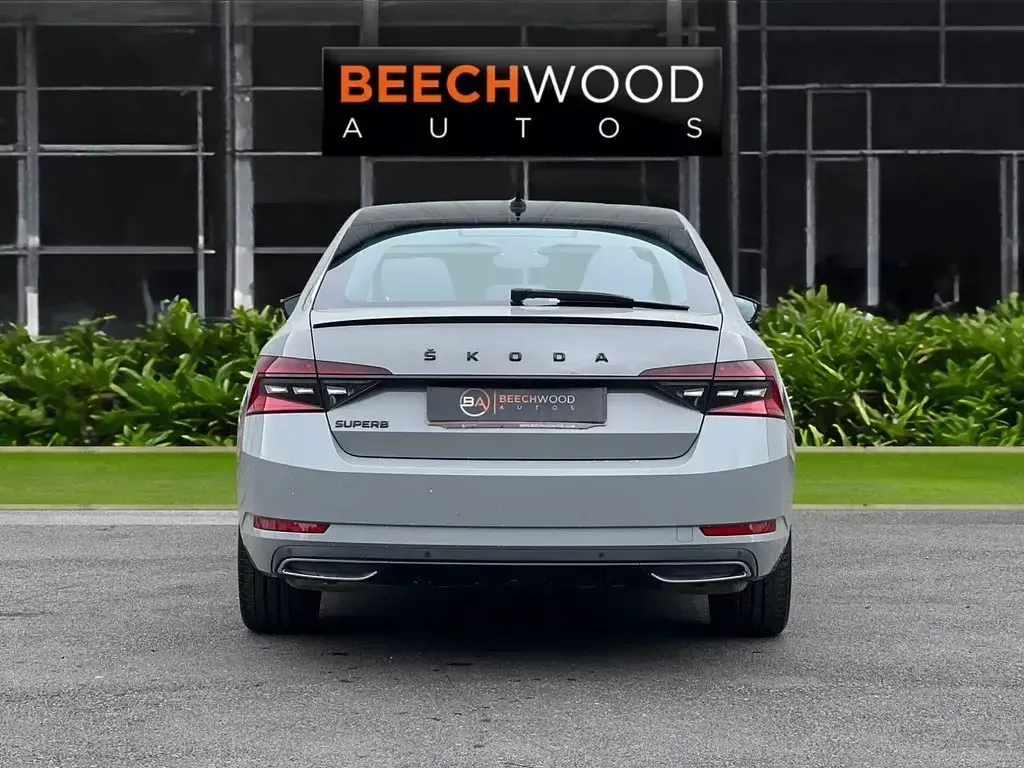 Used Skoda Superb SportlinePlus 190 HP (139 kW) 2021 Grey Hatchback