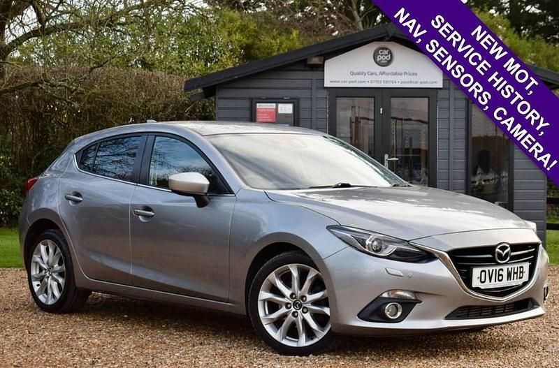 Silver Used 2016 Mazda 3 Inclusive Hatchback | £4,995 (Good price) - Image 1/3