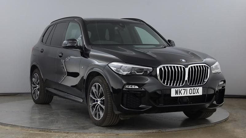 Black Used 2021 BMW X5 M Sport SUV | £41,499 (Fair price) - Image 1/4