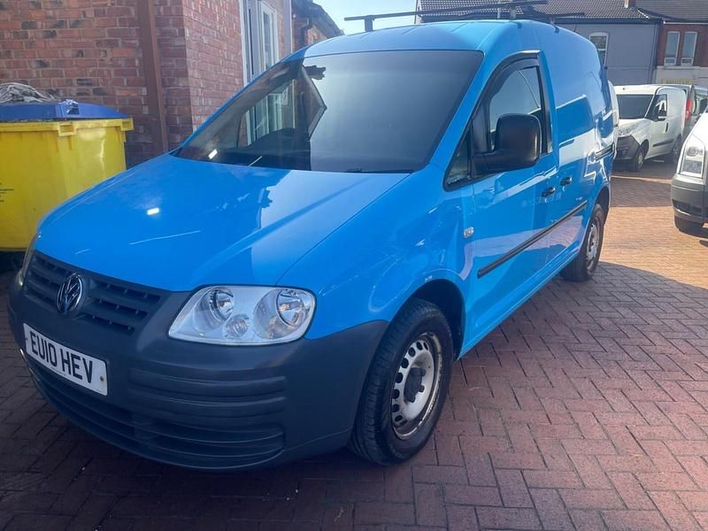 Used VW Caddy 69 HP (50 kW) 2010 Blue MPV