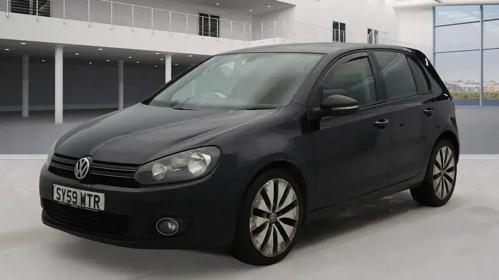 Begagnad VW Golf VI SE 2009 Svart Halvkombi