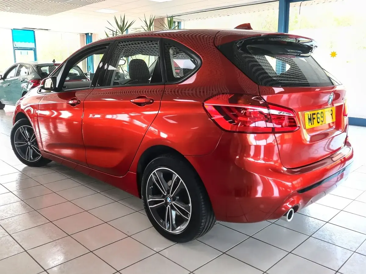 Used BMW 218 Active Tourer Sport Line 2019 Lava red MPV