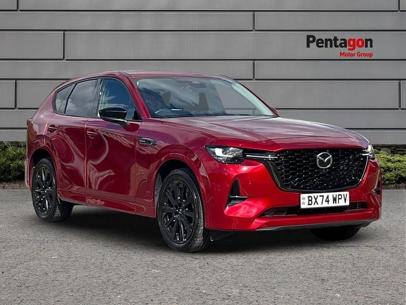 Red Used 2024 Mazda CX-60 Homura-Line SUV | £36,350 (A bit pricey) - Image 1/4