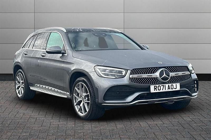 Grey Used 2021 Mercedes GLC300e AMG line Estate | £34,450 (A bit pricey) - Image 1/4