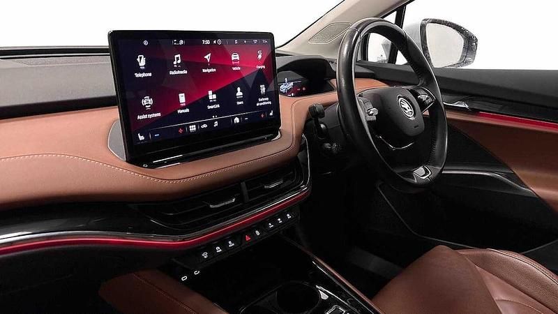 Used Skoda Enyaq iV ecoSuite 97 kW (132 HP) 2021 Moon white metallic SUV