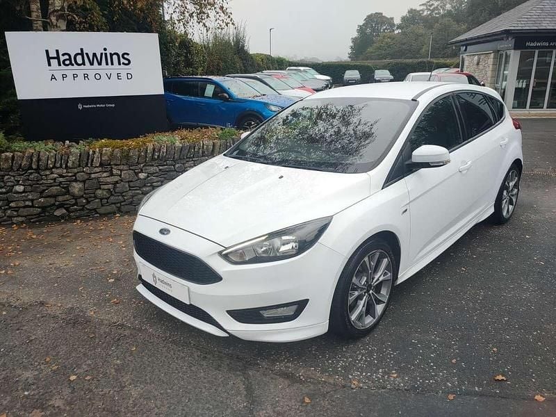 White Used 2018 Ford Focus ST-Line Hatchback | £9,995 (Fair price) - Image 1/4