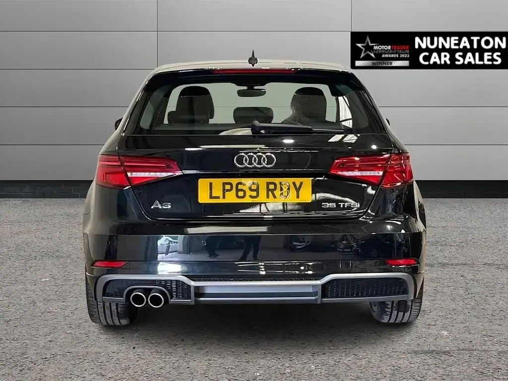 Used Audi A3 S-Line 150 HP (110 kW) 2020 Black Sedan