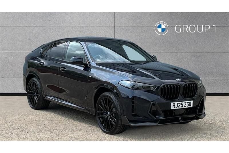 Carbon black New 2025 BMW X6 M Sport SUV | £89,995 (Fair price) - Image 1/4