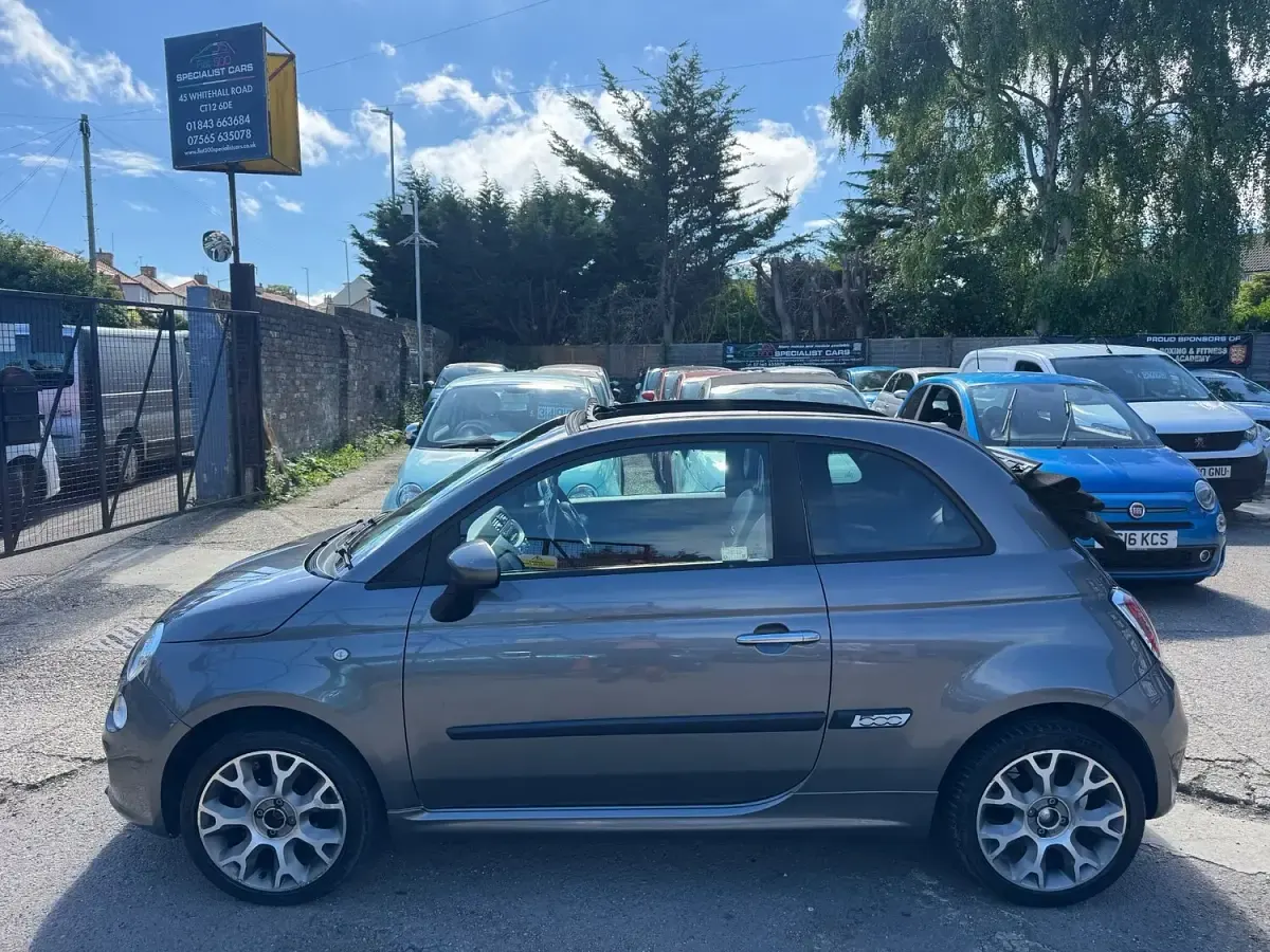 Used Fiat 500 S 69 HP (50 kW) 2014 Grey Cabriolet