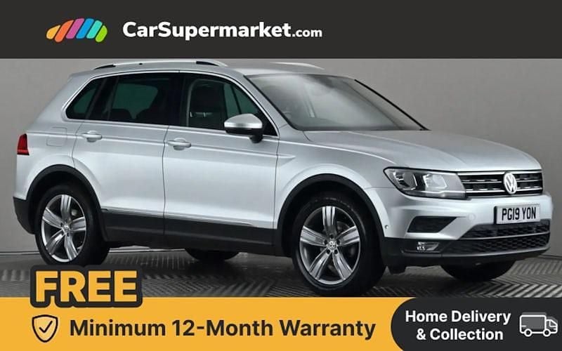 Silver Used 2019 VW Tiguan Match SUV | £13,297 (Fair price) - Image 1/4