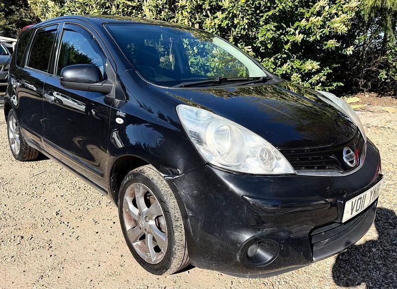 Used Nissan Note N-TEC 90 HP (66 kW) 2011 Black Hatchback