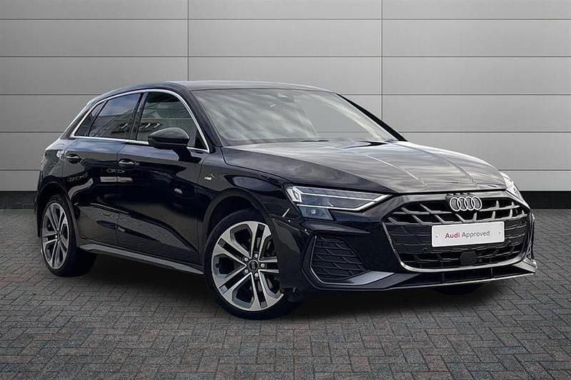 Black Used 2025 Audi A3 e-tron S-Line Hatchback | £26,950 (Super price) - Image 1/3