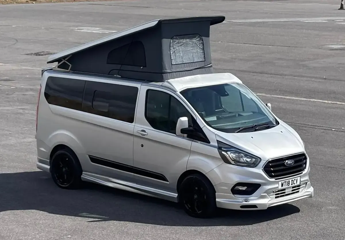 Used Ford Transit Custom Limited 130 HP (95 kW) 2018 Silver Van
