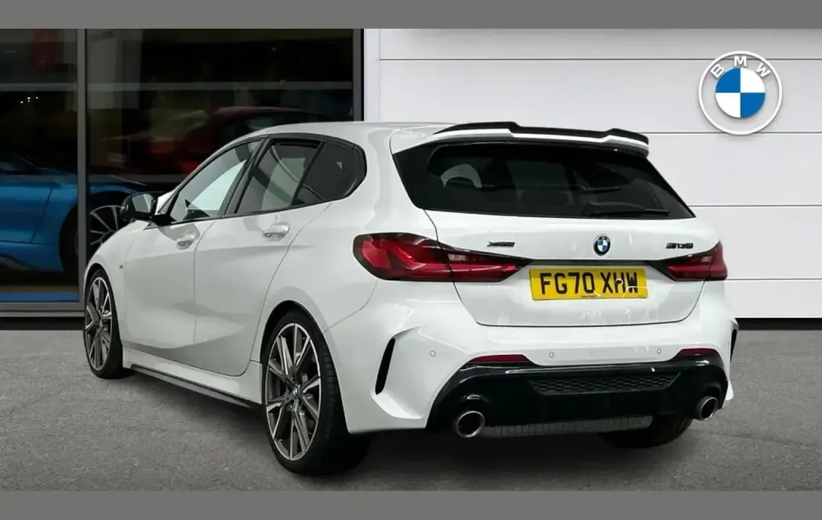 Used BMW M135 M Sport 302 HP (222 kW) 2021 White Hatchback