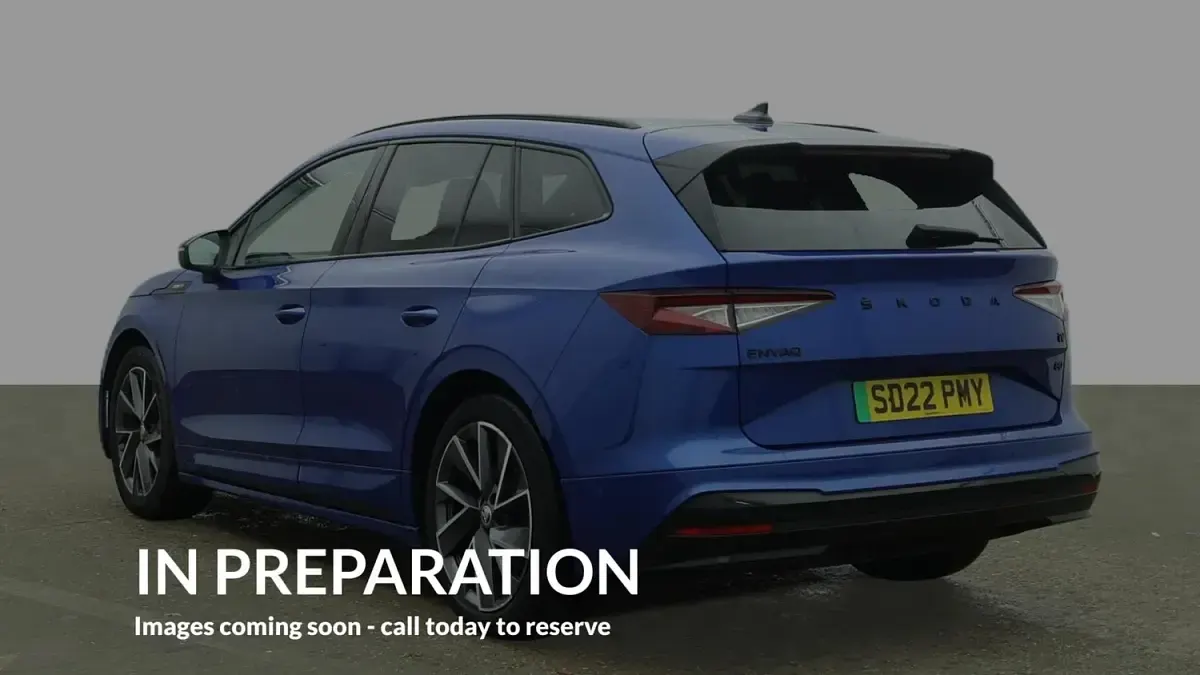 Used Skoda Enyaq iV SportLine 150 kW (204 HP) 2021 Blue SUV