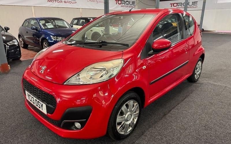 Red Used 2013 Peugeot 107 Active Hatchback | £3,795 (Fair price) - Image 1/4