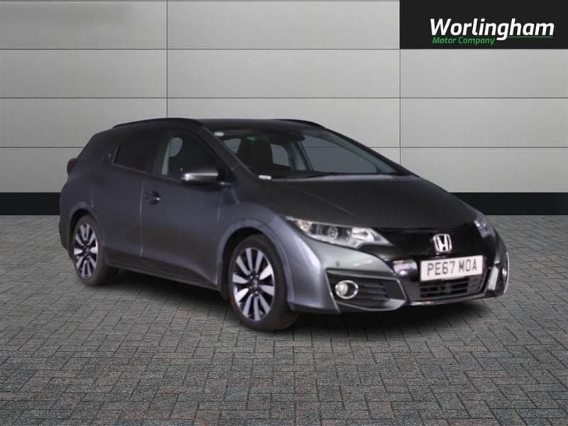 Grey Used 2017 Honda Civic SE Plus Estate | £12,495 (Fair price) - Image 1/2