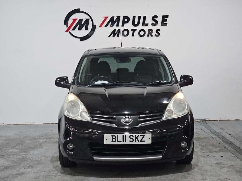 Begagnad Nissan Note N-TEC 88 HK (64 kW) 2011 Svart Halvkombi