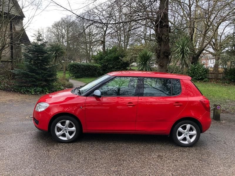 Used Skoda Fabia 2009 Red Hatchback