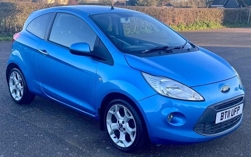 Used Ford Ka Titanium 69 HP (50 kW) 2011 Blue Hatchback