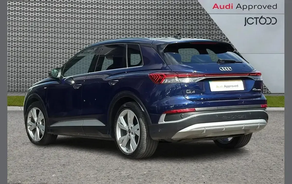 Used Audi Q4 e-tron S-Line 150 kW (204 HP) 2023 Blue SUV