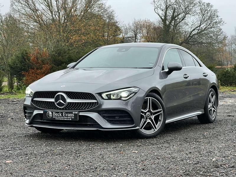 Grey Used 2020 Mercedes CLA200 AMG line Coupe | £20,200 (Good price) - Image 1/3
