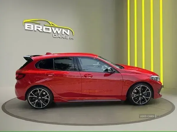 Used BMW M135 M Sport 301 HP (221 kW) 2021 Red Hatchback