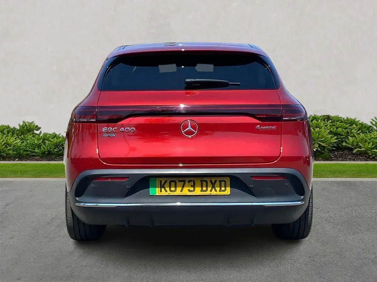 Used Mercedes EQC400 AMG line 300 kW (408 HP) 2023 Red SUV