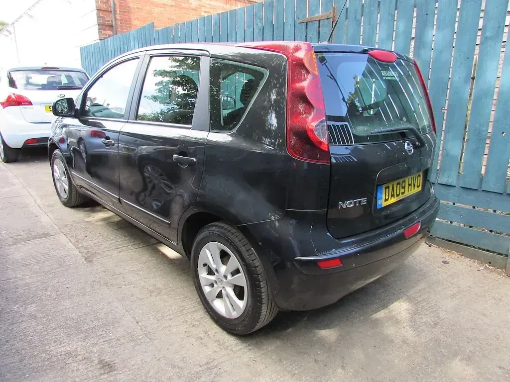 Used Nissan Note Acenta 110 HP (80 kW) 2009 Black Hatchback
