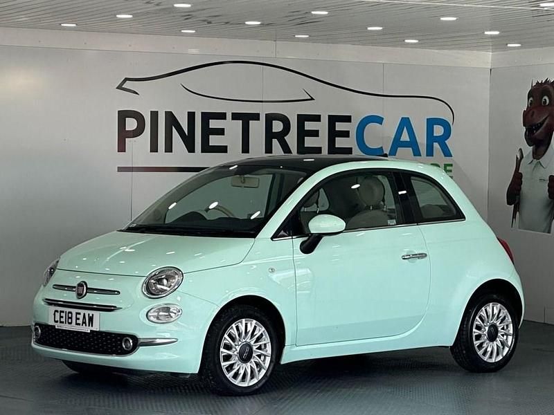 Used Fiat 500 Lounge 69 HP (50 kW) 2018 Green Hatchback