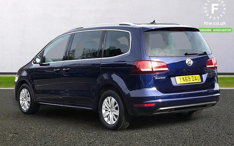Used VW Sharan SE 150 HP (110 kW) 2019 Blue MPV