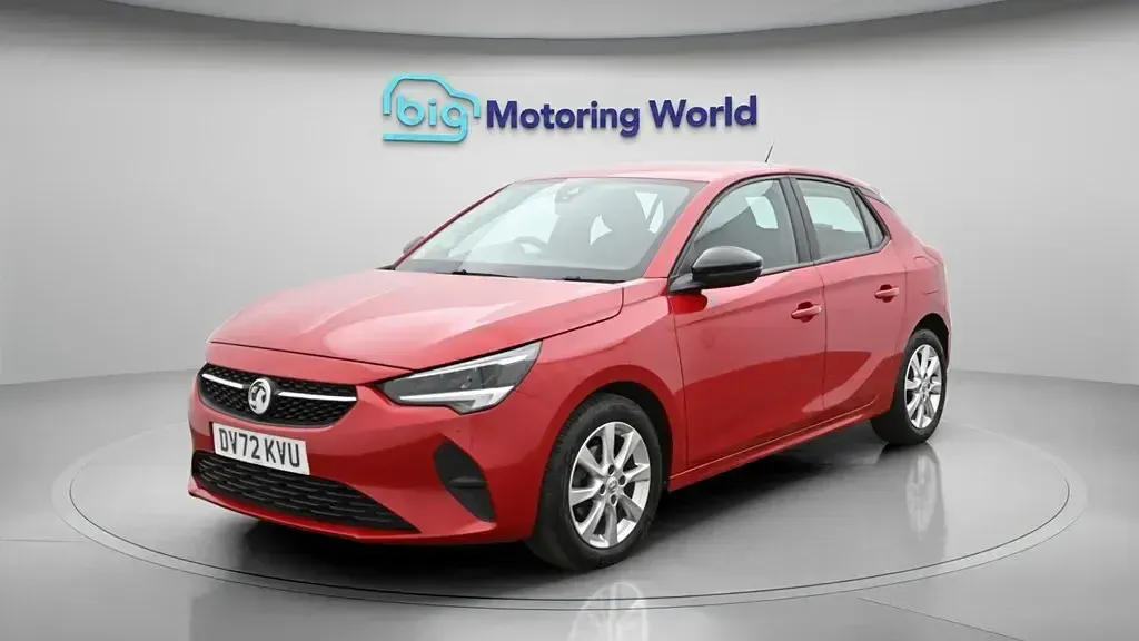 Used Vauxhall Corsa Design Edition 75 HP (55 kW) 2022 Red Hatchback