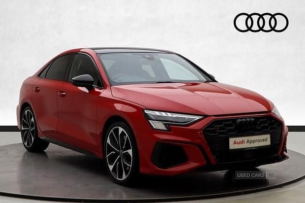 Red Used 2022 Audi A3 Advanced Sedan | £35,890 - Image 1/4