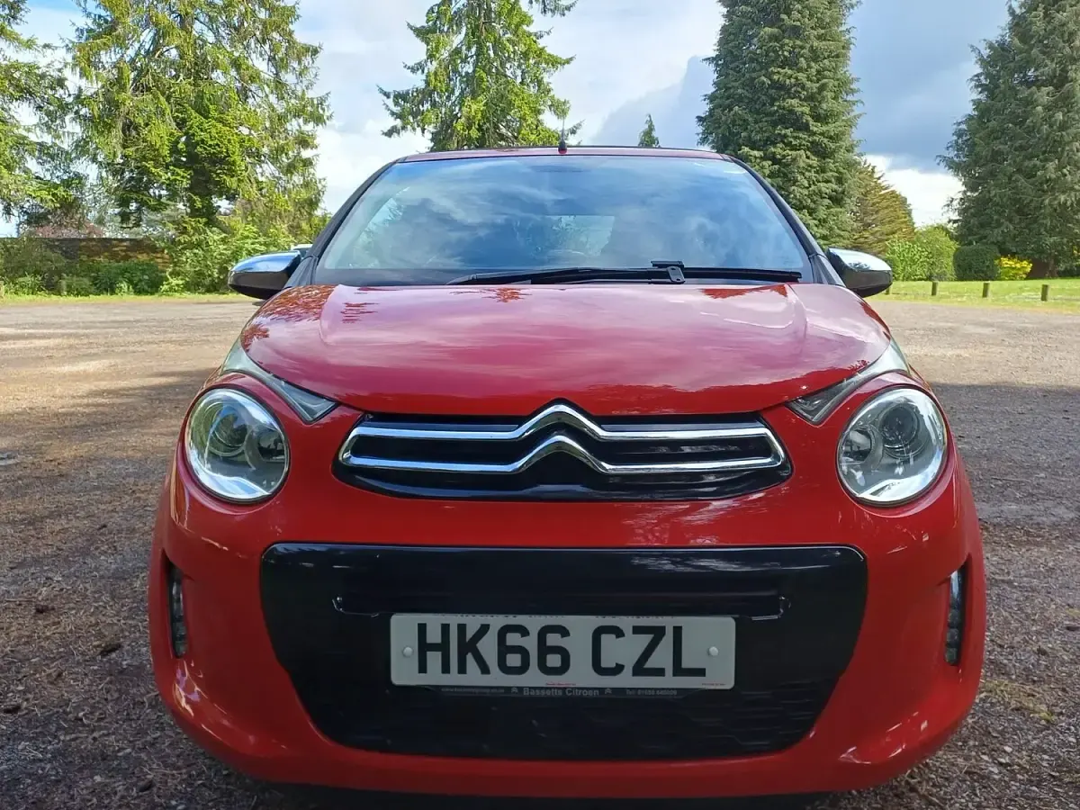 Used Citroën C1 Flair 82 HP (60 kW) 2016 Red Hatchback