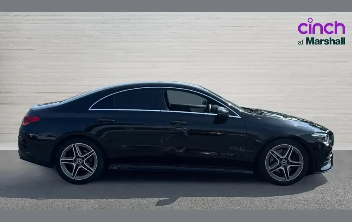 Used Mercedes CLA200 AMG line 161 HP (118 kW) 2019 Black Coupe