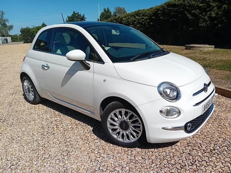 White Used 2016 Fiat 500 Lounge Hatchback | £6,495 (Fair price) - Image 1/4