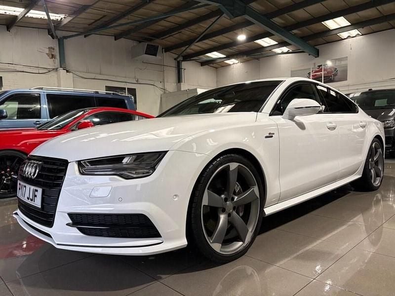 Used Audi A7 Sportback Black Edition 320 HP (235 kW) 2017 White Hatchback