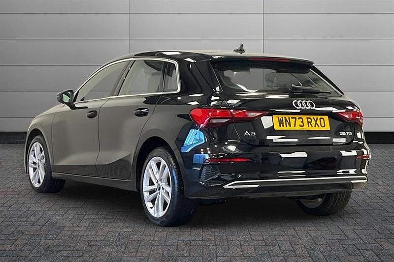 Used Audi A3 Sport 150 HP (110 kW) 2023 Mythos black Sedan